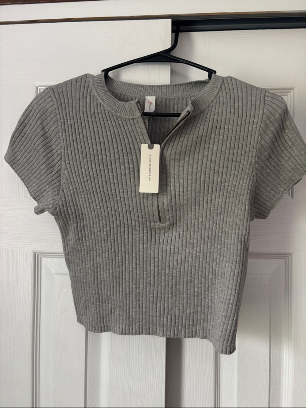 NWT Daily Practice by Anthropologie Cropped Sweater Top Size Medium